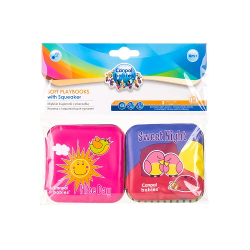 Jucării pentru baie Canpol Soft PlayBook Day & Night, 2 buc. cumpăra în Chișinau