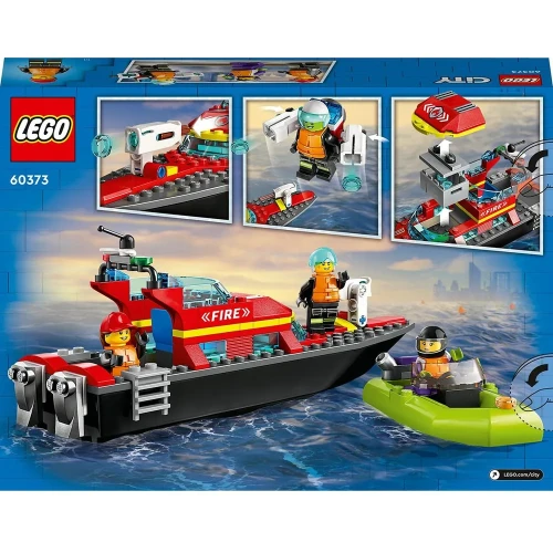 Set construcție Lego City Fire Rescue Boat, 144 elemente cumpăra în Chișinau