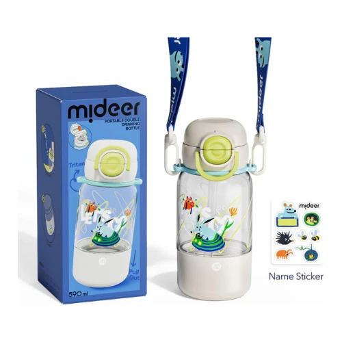 Sticlă pentru apă Mideer Plant City Cangurul, tritan, 590 ml cumpăra în Chișinau