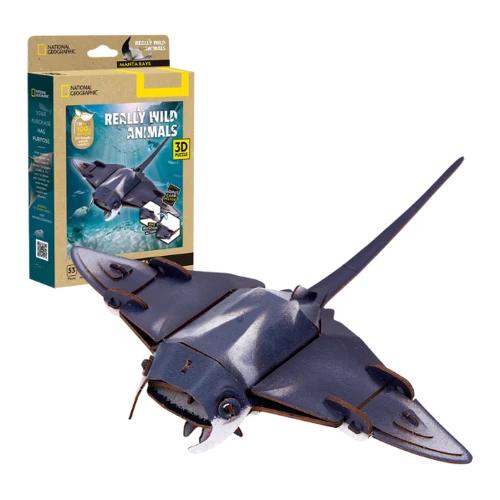 Puzzle 3D Cubic Fun National Geographic Manta, 53 elemente cumpăra în Chișinau
