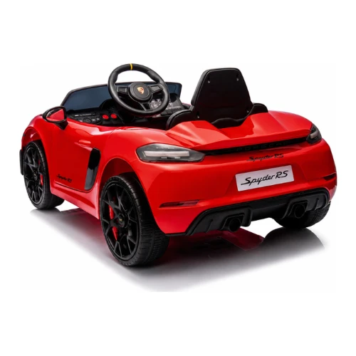 Mașinuță electrică KidsCar Porsche 718 Spyder RS, 12V/7Ah, 2 motoare de 25W, roșie cumpăra în Chișinau