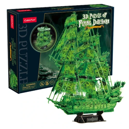 Puzzle 3D Cubic Fun Flying Dutchman Green, 360 elemente cumpăra în Chișinau