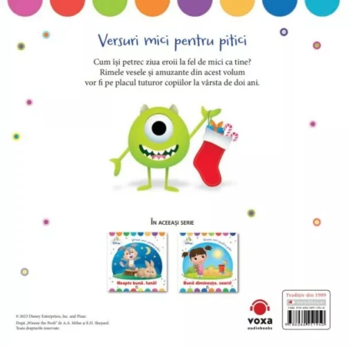 Carte Versuri mici pentru pitici. Vacanța de iarnă - Disney bebe cumpăra în Chișinau
