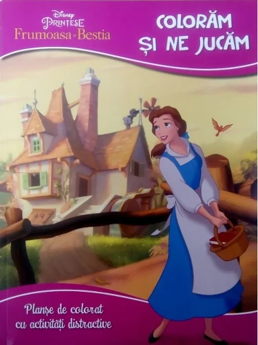 Раскраска Disney Принцессы. Красавица и Чудовище. Раскрашиваем и играем купить в Кишиневе