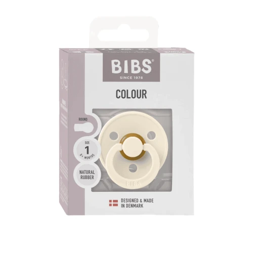 Suzetă rotundă din latex Bibs Colour Ivory Premium, 0-6 luni cumpăra în Chișinau