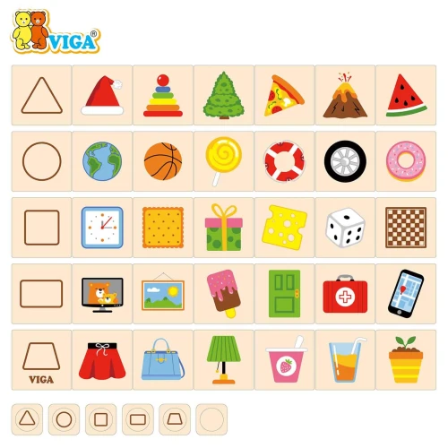 Jucărie educativă Viga Learning Shapes cumpăra în Chișinau