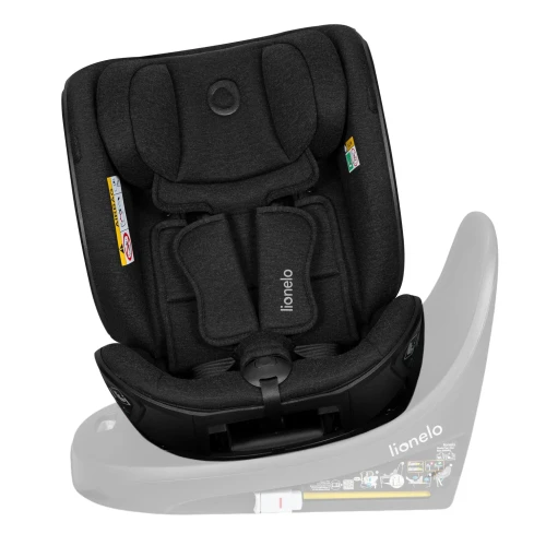 Автокресло 40-105 см (i-Size) Lionelo Moxie Next Black Carbon, поворотное 360 купить в Кишиневе
