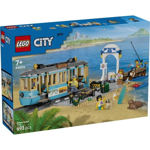 Set construcție Lego City Classic Beach Tram, 693 elemente cumpăra în Chișinau