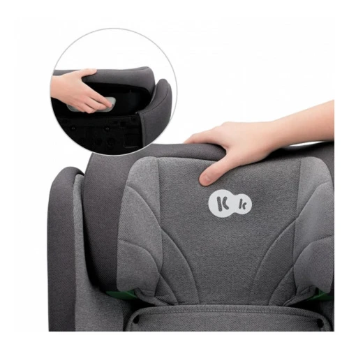 Автокресло 100-150 см (i-Size) Isofix KinderKraft Junior Fix 2 Rocket Grey купить в Кишиневе