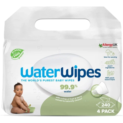 Салфетки влажные Water Wipes Soapberry, 4x60 шт. купить в Кишиневе