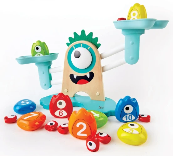 Игрушечные весы Hape Монстроматематика, разноцветные купить в Кишиневе