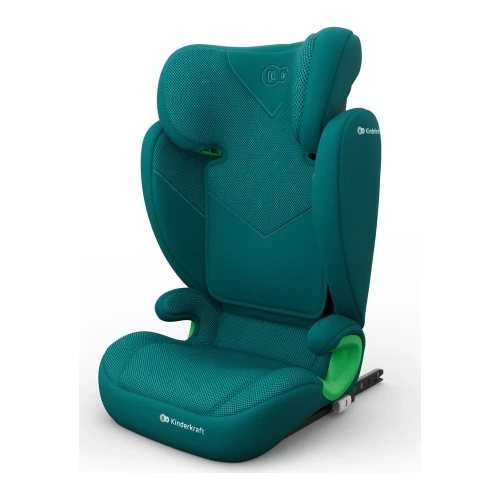 Автокресло 100-150 см (i-Size) Isofix KinderKraft Junior Fix 2 Plus зелёное купить в Кишиневе