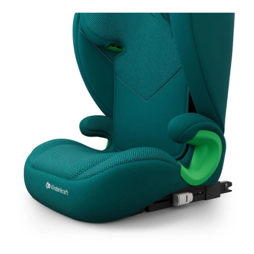Автокресло 100-150 см (i-Size) Isofix KinderKraft Junior Fix 2 Plus зелёное купить в Кишиневе