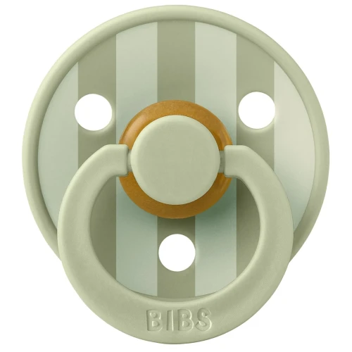 Пустышка круглая латексная Bibs Studio Colour Block Sage, 0-6 мес купить в Кишиневе