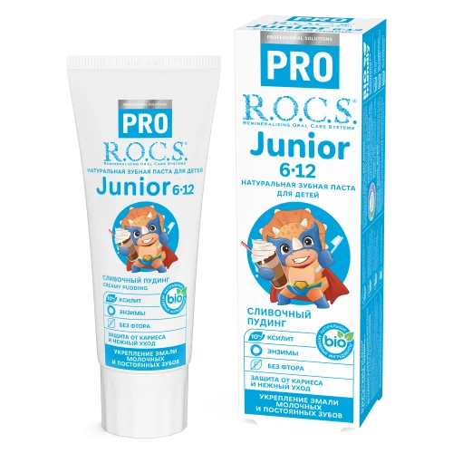 Зубная паста R.O.C.S. PRO Junior Сливочный пудинг (6-12 лет) купить в Кишиневе