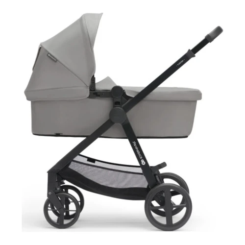 Cărucior 4 în 1 Kinderkraft Newly cu scaun auto Mink Pro și bază, Moonlight Grey cumpăra în Chișinau