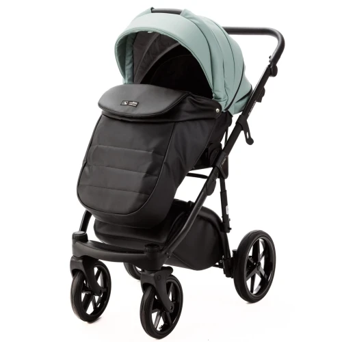 Коляска 2/1 Adamex Nola Deluxe Mint Black купить в Кишиневе