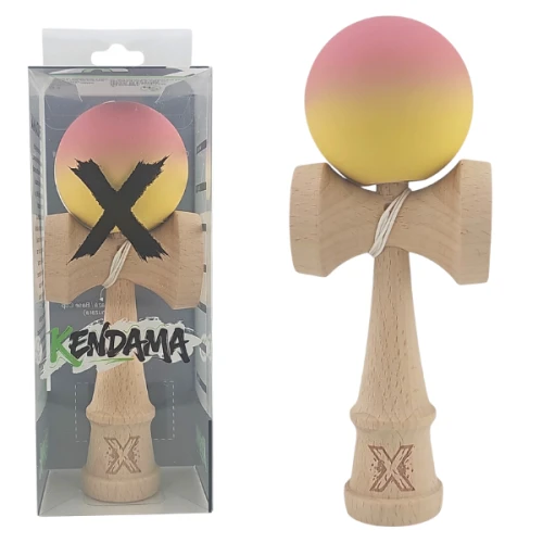 Kendama Essa Toys Super Sticky X Original, Gradient Roz & Galben cumpăra în Chișinau