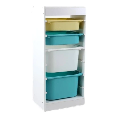 Raft pentru jucării U-Grow cu 4 coșuri colorate cumpăra în Chișinau