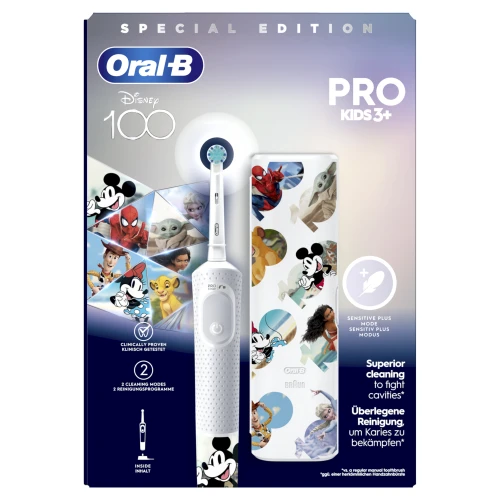Детская электрическая зубная щётка ORAL-B Pro Kids Disney 100 (3 лет+) купить в Кишиневе