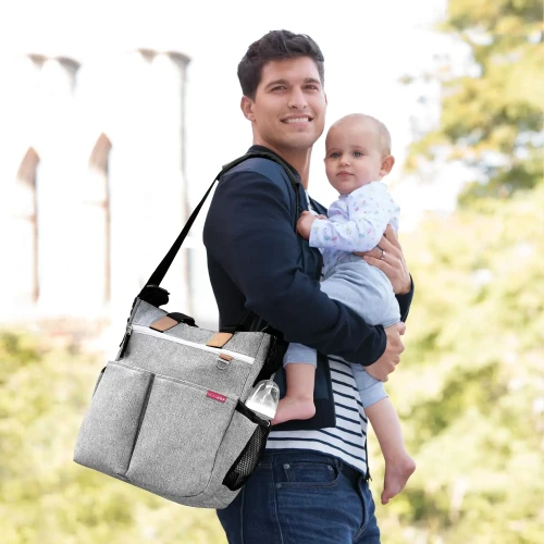Geantă pentru cărucior Skip Hop Duo Signature Grey Melange cumpăra în Chișinau