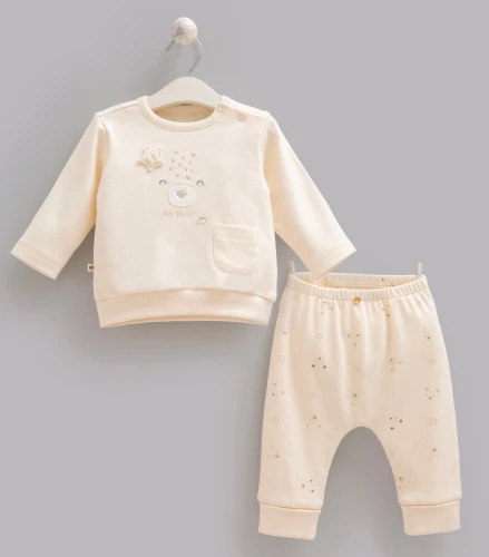 Комплект из 2 штук Caramell Teddy Bear Beige (6-9М) купить в Кишиневе
