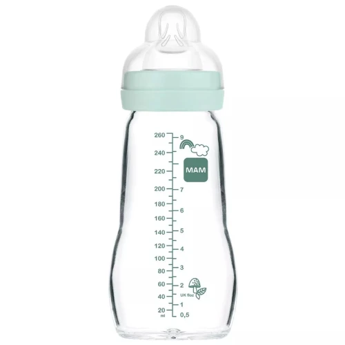Biberon pentru bebeluși din sticla MAM Feel Good Forest Boy, 260 ml cumpăra în Chișinau