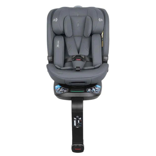 Scaun auto 40-150 cm (i-Size) Isofix KikkaBoo i-Bond Graphite, rotativ 360 cumpăra în Chișinau