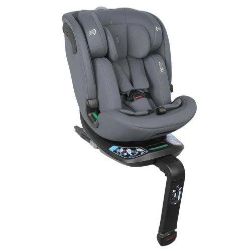 Scaun auto 40-150 cm (i-Size) Isofix KikkaBoo i-Bond Graphite, rotativ 360 cumpăra în Chișinau