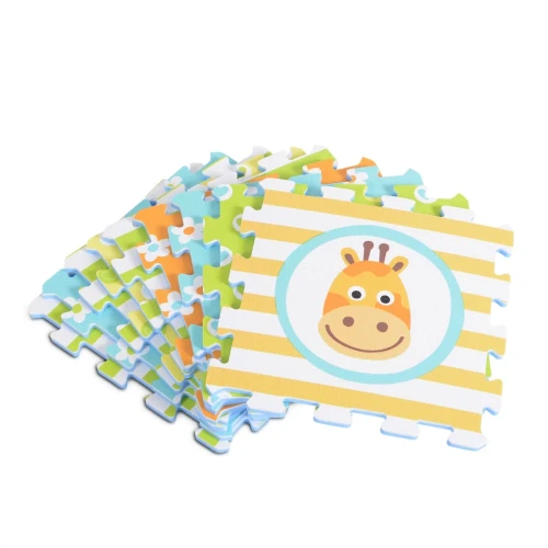 Covoraş pentru copii Moni Puzzle Animals Multicolor, 31x31x1 cm, 9 buc. cumpăra în Chișinau