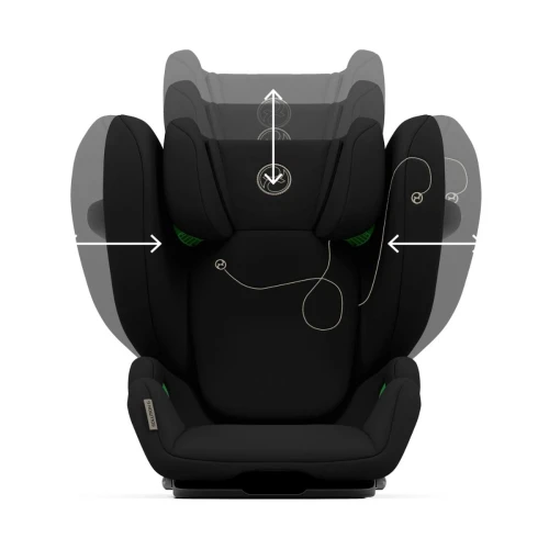 Scaun auto 100-150 cm (i-Size) Isofix Cybex Solution G i-Fix Deep Black cumpăra în Chișinau