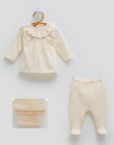 Set din 2 piese Caramell Only Flowers Beige (6-9L) cumpăra în Chișinau