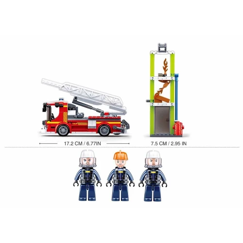 Конструктор Sluban Fire Ladder Truck Exercise, 343 элемента купить в Кишиневе