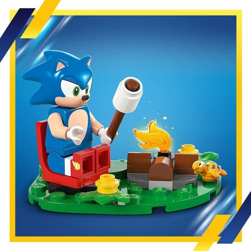 Set construcție Lego Sonic's Campfire Clash, 177 elemente cumpăra în Chișinau