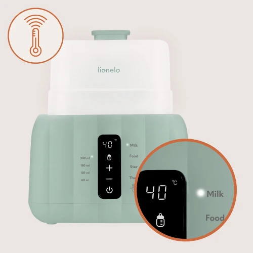 Подогреватель для бутылочек 6 в 1 Lionelo Thermup Duo Green Mist купить в Кишиневе