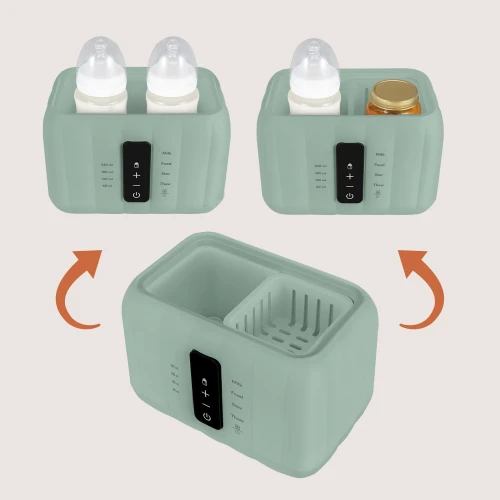 Подогреватель для бутылочек 6 в 1 Lionelo Thermup Duo Green Mist купить в Кишиневе