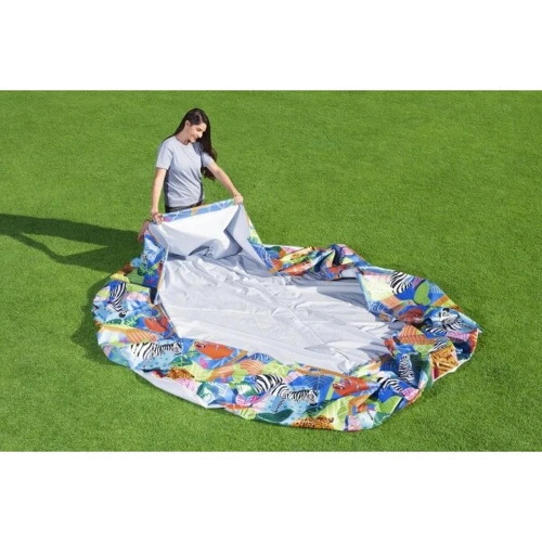 Piscină cu cadru metalic Bestway Steel Pro 305x66 cm, 4062 litri, model cu animale cumpăra în Chișinau