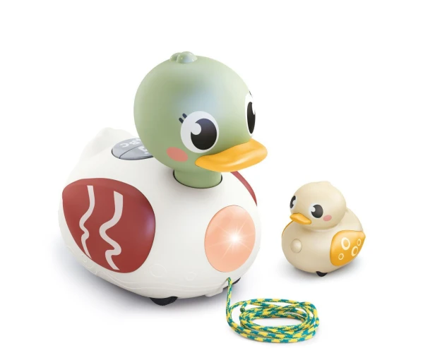 Jucărie interactivă Hola Toys Pull Along Learning & Soothing Duck Family cumpăra în Chișinau