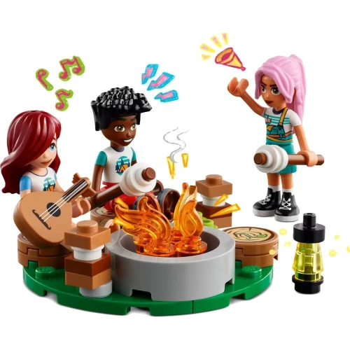 Set construcție Lego Friends Adventure Camp Cozy Cabins, 437 elemente cumpăra în Chișinau