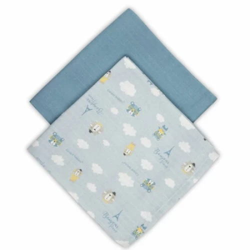 Pelinci din muselină Canpol babies Blue (70x70 cm), 2 buc. cumpăra în Chișinau