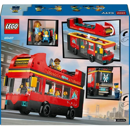 Set construcție Lego City Double-Decker Sightseeing Bus, 384 elemente cumpăra în Chișinau