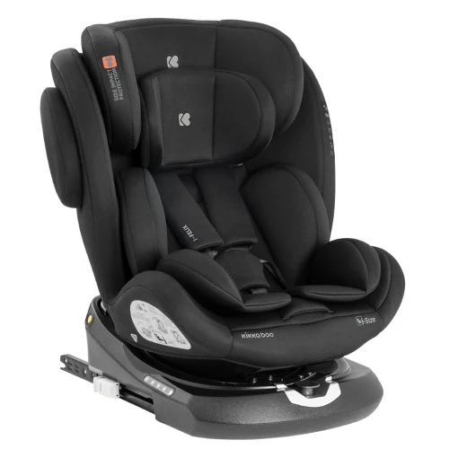 Scaun auto 40-150 cm (i-Size) Isofix Kikkaboo i-Felix Black, rotativ 360 cumpăra în Chișinau