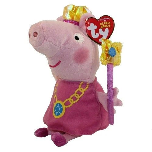 Плюшевая игрушка TY Принцесса Свинка Пеппа Beanie Babies, 15 см купить в Кишиневе