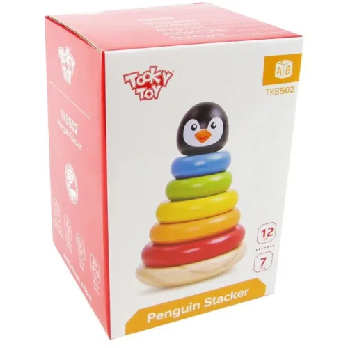 Пирамидка Tooky Toy Пингвин купить в Кишиневе