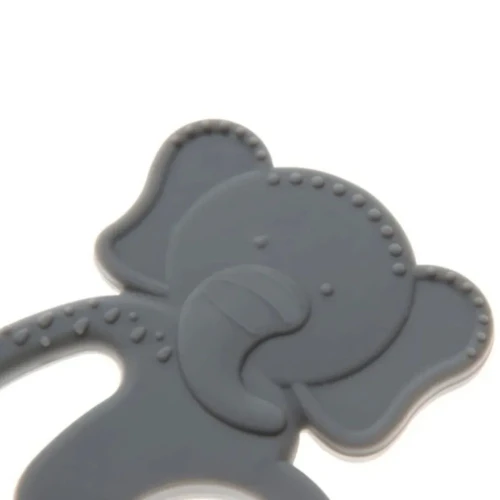 Прорезыватель BabyJem Silicone Elephant Grey купить в Кишиневе