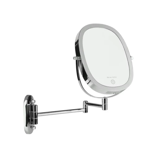 Oglindă cosmetică de perete cu iluminare LED Beautifly Dual Side Silver cumpăra în Chișinau