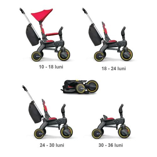 Tricicletă Doona Liki Trike S5 Flame Red cumpăra în Chișinau
