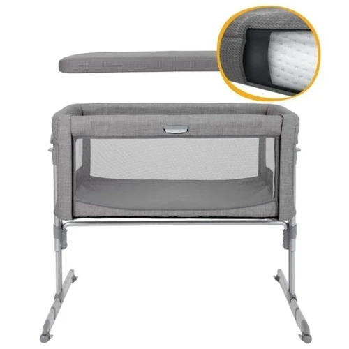 Patuț pentru copii 2 in 1 Joie Roomie Glide Foggy Gray cumpăra în Chișinau