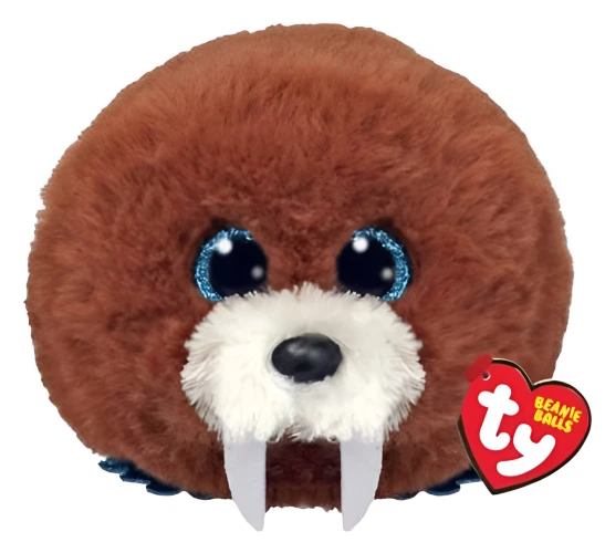 Jucărie de pluș TY Beanie Balls Hank Morsa, 10 cm cumpăra în Chișinau