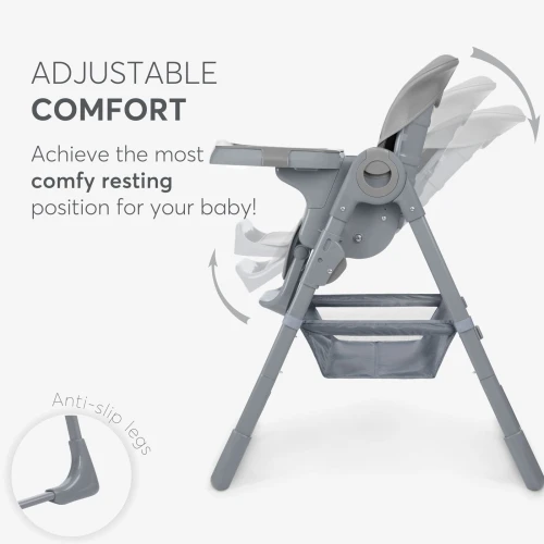 Scaun pentru hrănire Kikkaboo Comfy+ Grey cumpăra în Chișinau